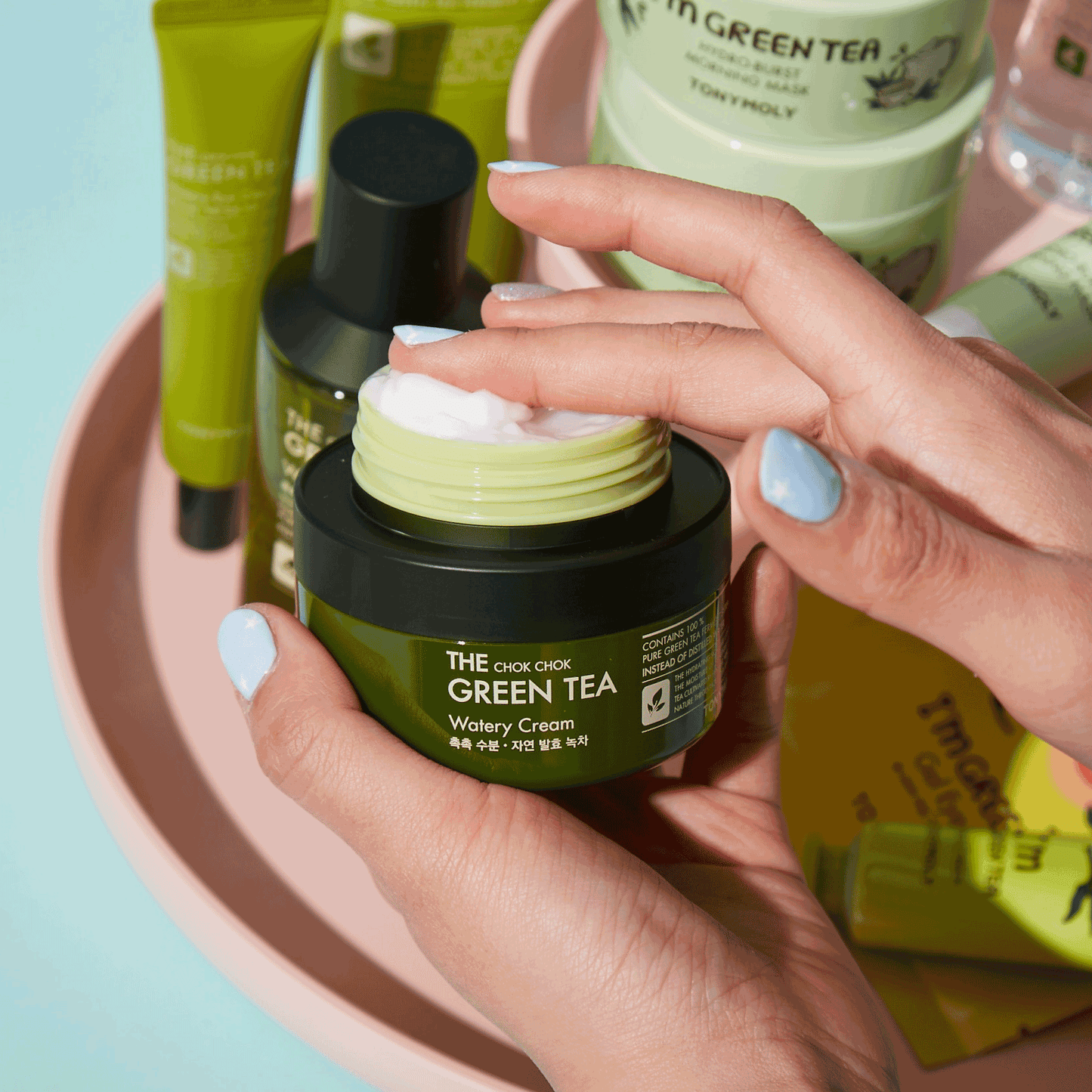 The Chok Chok Green Tea Watery Cream – Lightweight, Deep Hydration Gel Cream