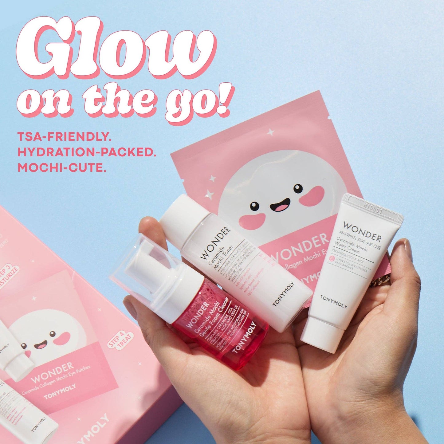 Wonder Ceramide Essentials Kit | TSA-Approved K-Beauty Travel Set