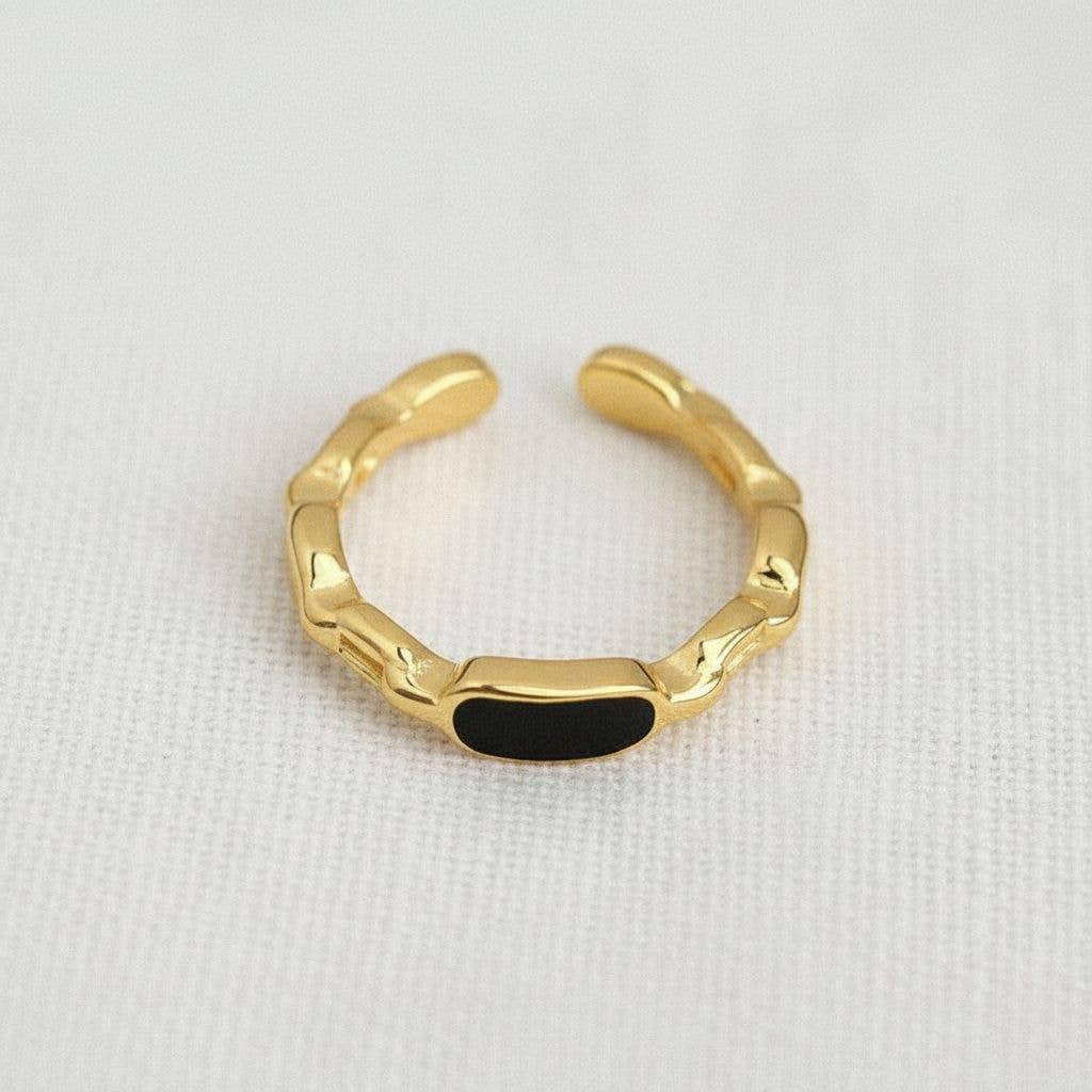 Artisan Vintage-Inspired Adjustable Ring
