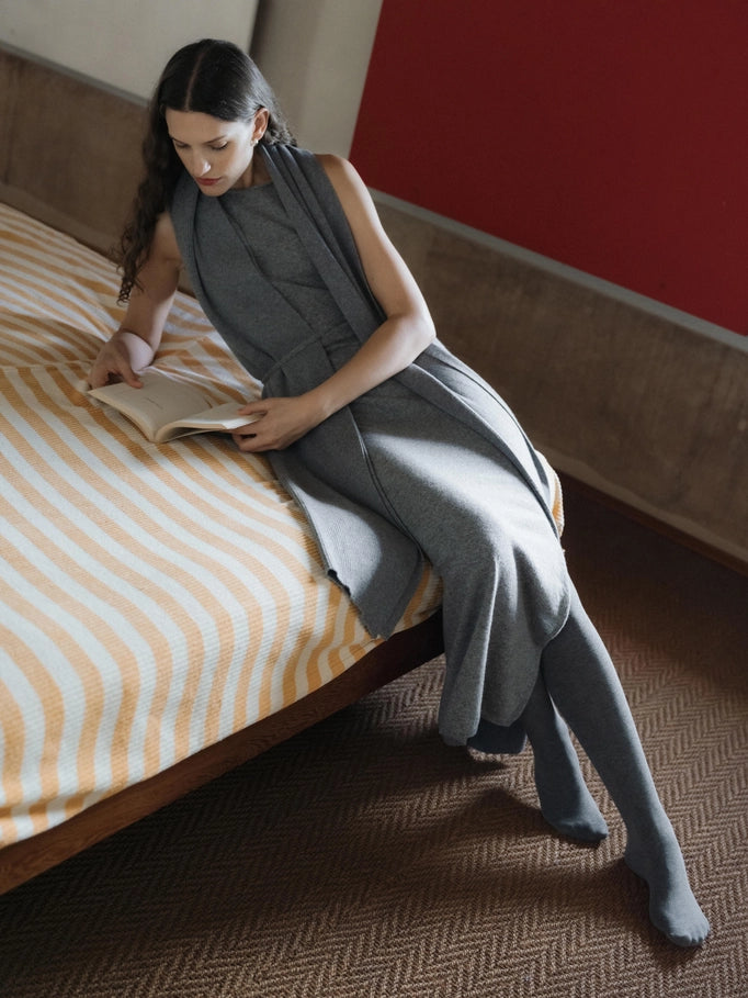 Refined Boat Neck Knit Dress