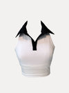 Halter Neck Collar Tube Top