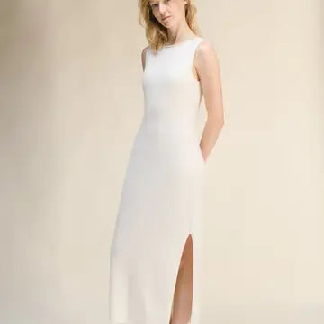 Refined Boat Neck Knit Dress