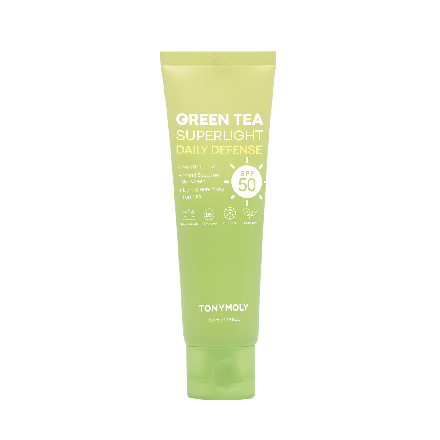 Green Tea Superlight Daily Defense SPF 50 – Lightweight Broad-Spectrum Sunscreen & Primer