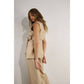 Sleeveless Blazer & Wide-Leg Trousers Set