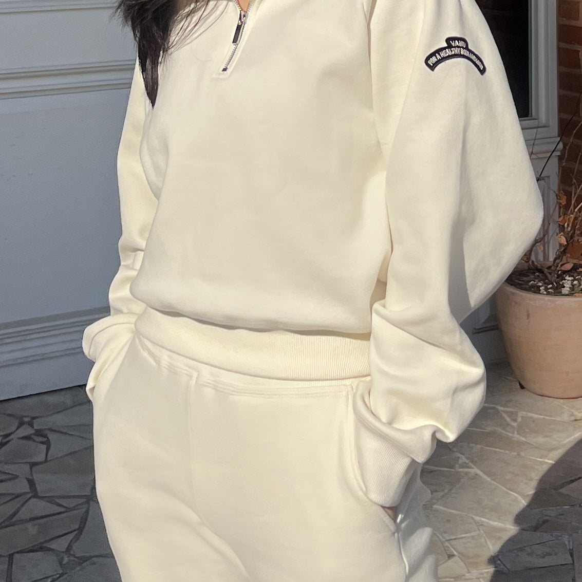 Cozy Fleece Half-Zip Set