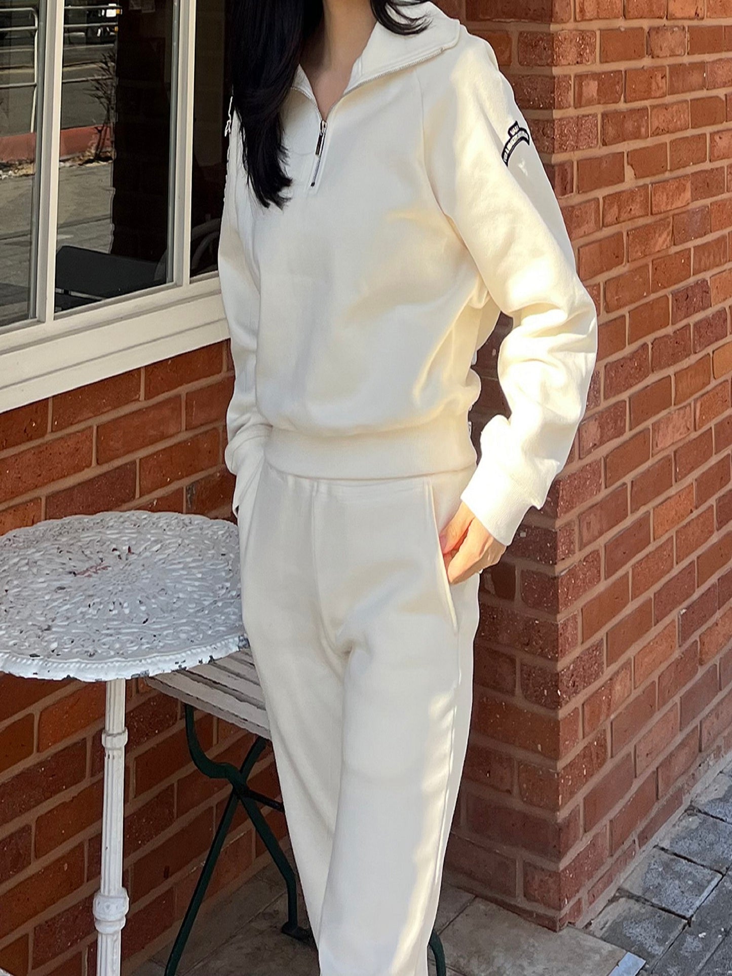 Cozy Fleece Half-Zip Set