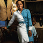 Half & Half Denim Tailored Shirt Dress