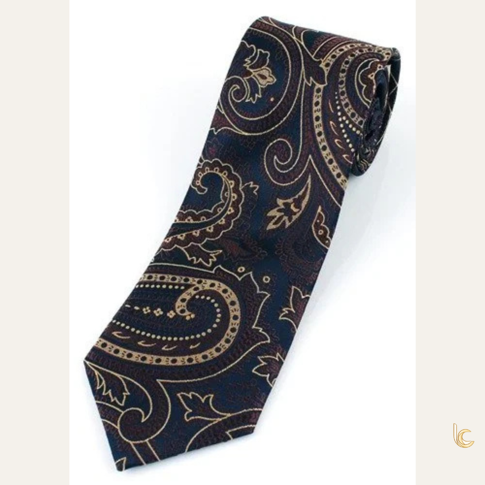 100% Silk Paisley Tie – Handmade Luxury Necktie