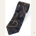 100% Silk Paisley Tie – Handmade Luxury Necktie