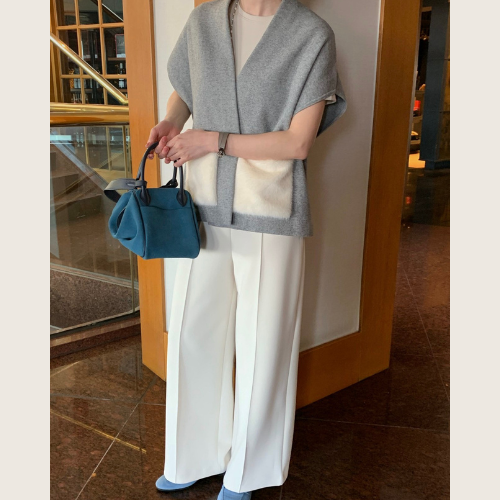 Mink Pocket Knit Vest — Elevated Layering Essential