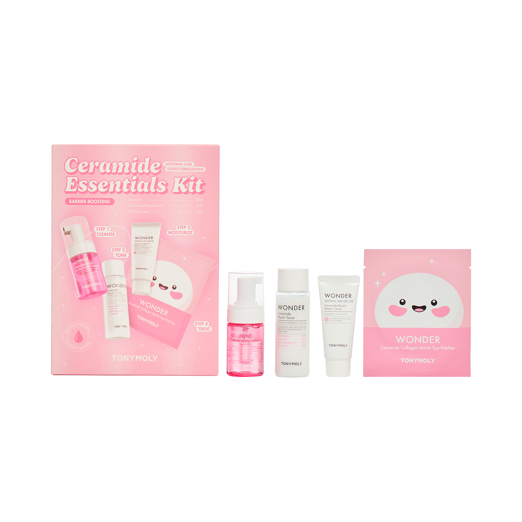 Wonder Ceramide Essentials Kit | TSA-Approved K-Beauty Travel Set