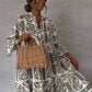 Bohemian Tunic Shirt Dress