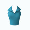 Halter Neck Collar Tube Top