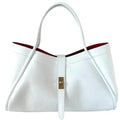 Italian Leather Tote Bag with Red Interior –Made in Italy