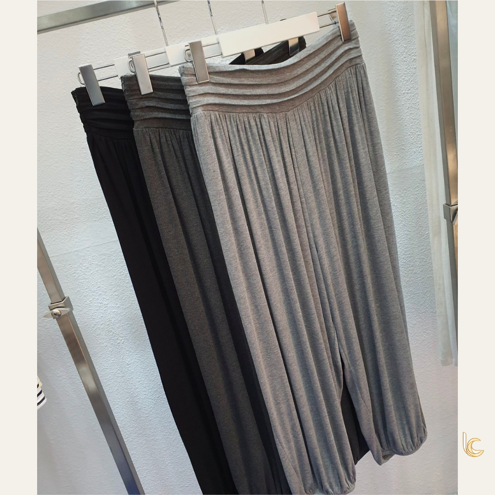 Soft Stretch Jersey Balloon Pants