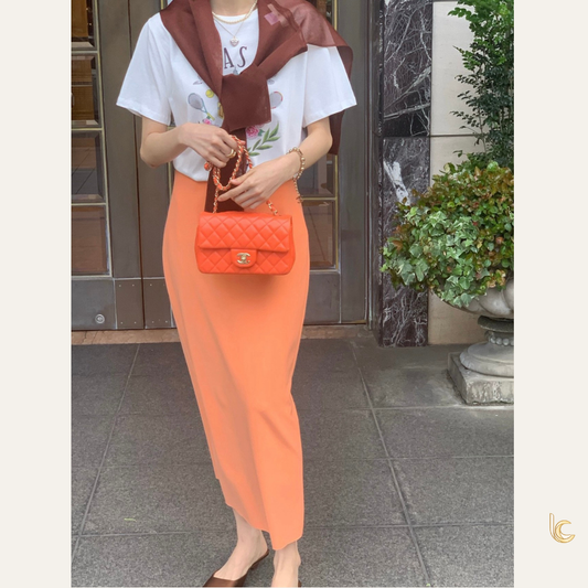 Cool Touch Stretch Maxi Skirt