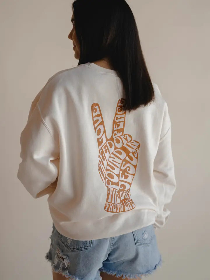 The Way, The Truth, The Life” Ivory Pullover- Made in USA